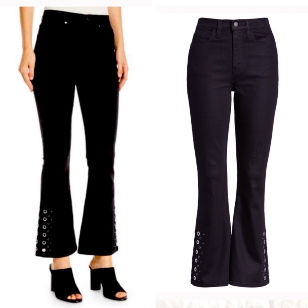 Hudson Jeans Holly High Waist Crop Flare Denim